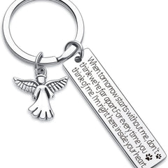 Pet Memorial Keychain - Remembrance Keepsake Jewelry