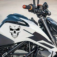 Reflective Skull Art Car Sticker - Stylish Car Decor