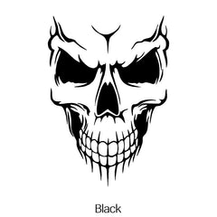 Reflective Skull Art Car Sticker - Stylish Car Decor