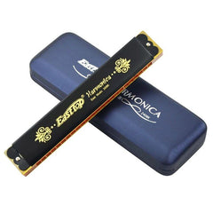 East 24 Hole Tremolo Harmonica in Key of C for Adults, Students, Professionals