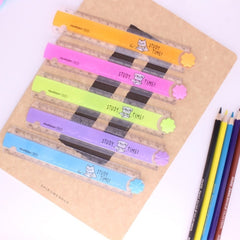 Folding Straight Ruler Plastic Scale Painting Measuring Ruler