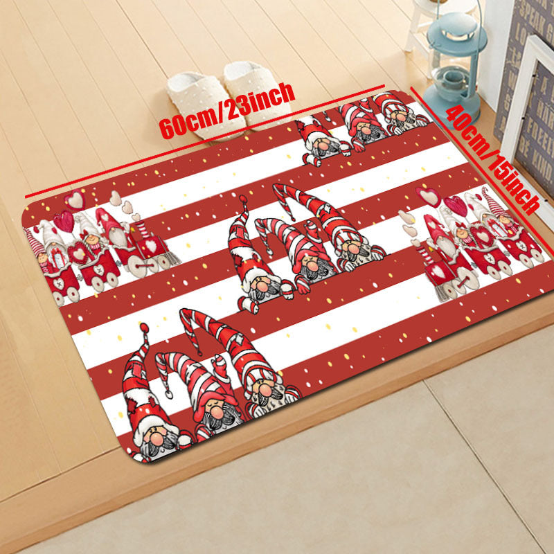 Christmas Decoration Rug Non Slp Merry Christmas Print Rug