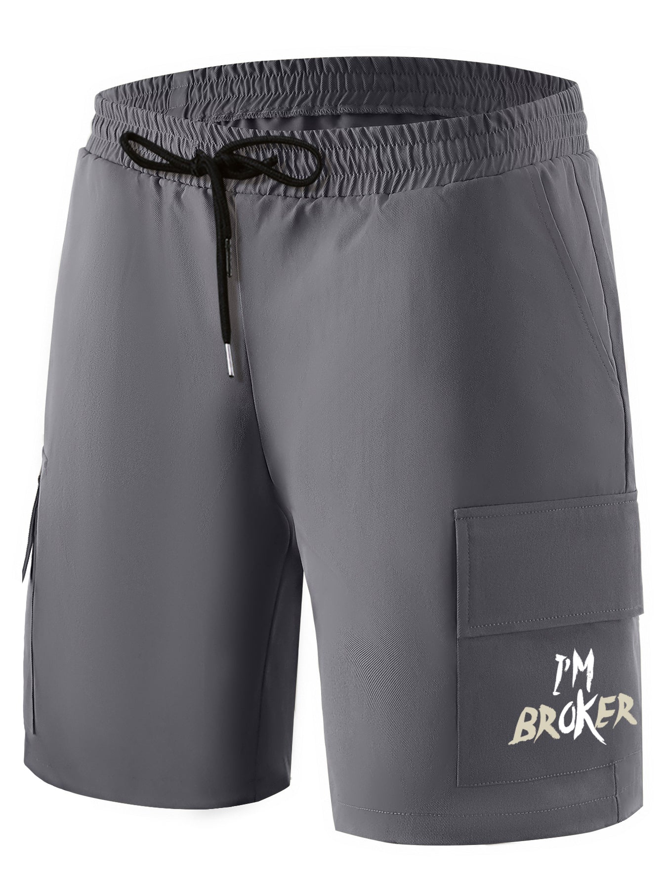 Men's Printed Cargo Shorts for Summer Outdoor Activities