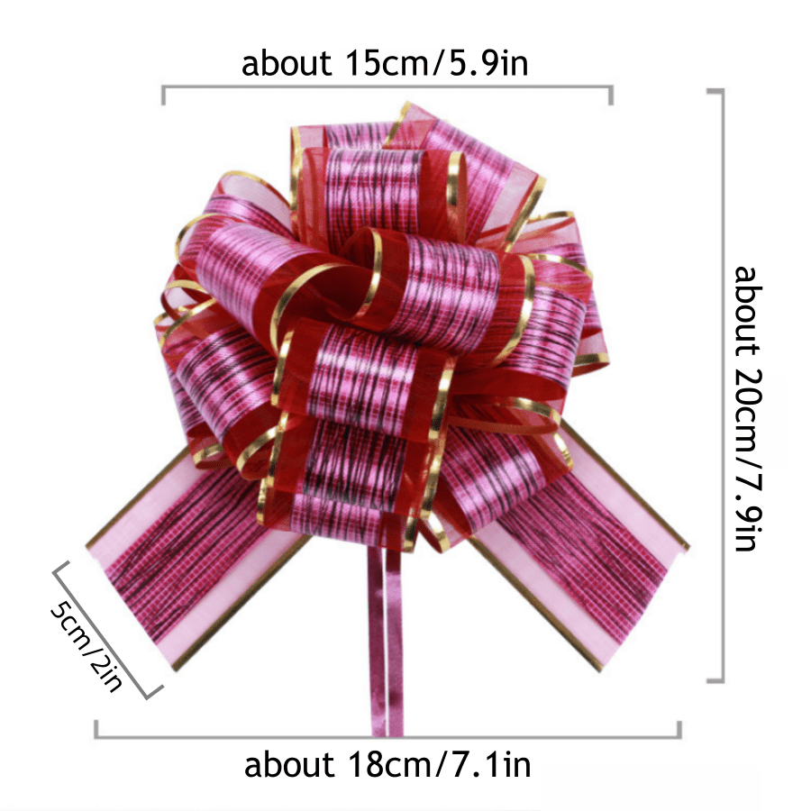 5pcs Large Bark Pattern Hand-drawn Bouquets