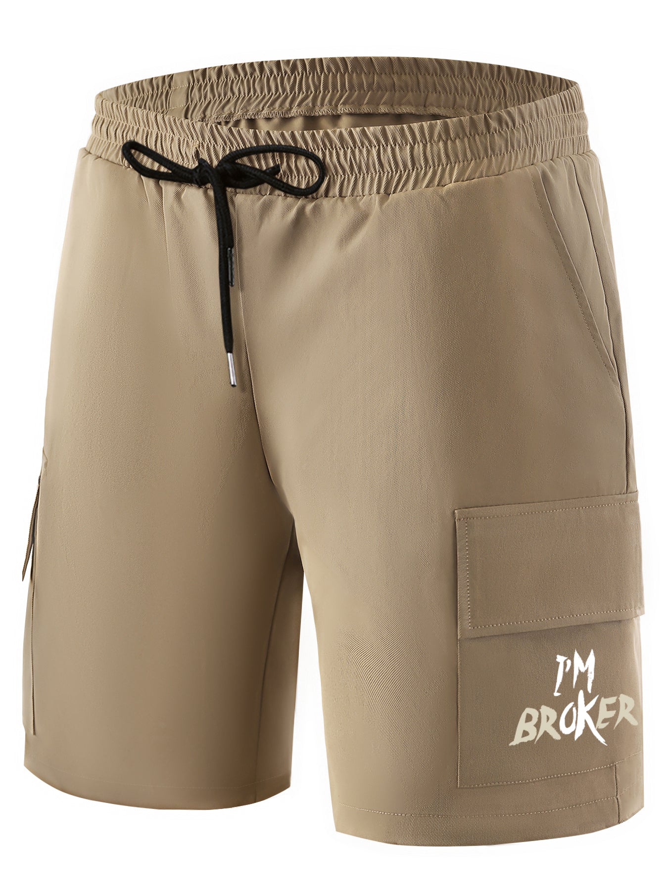Men's Printed Cargo Shorts for Summer Outdoor Activities