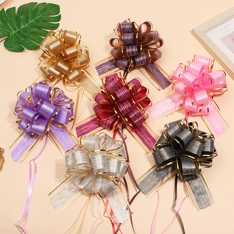 5pcs Large Bark Pattern Hand-drawn Bouquets