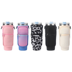40oz Insulated Cup Carrier Bag Portable Diving Material Cup Cover