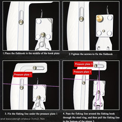 Portable Hook Tier Tool for Fishermen