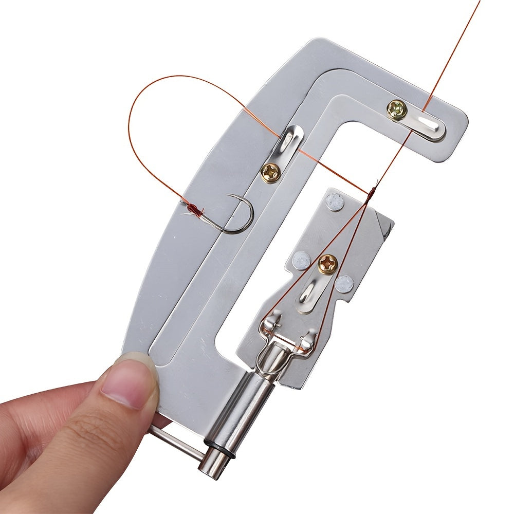 Portable Hook Tier Tool for Fishermen