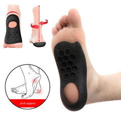 Orthotic Arch Support Insoles Flat Feet Plantar Fasciitis XO Legs Correction