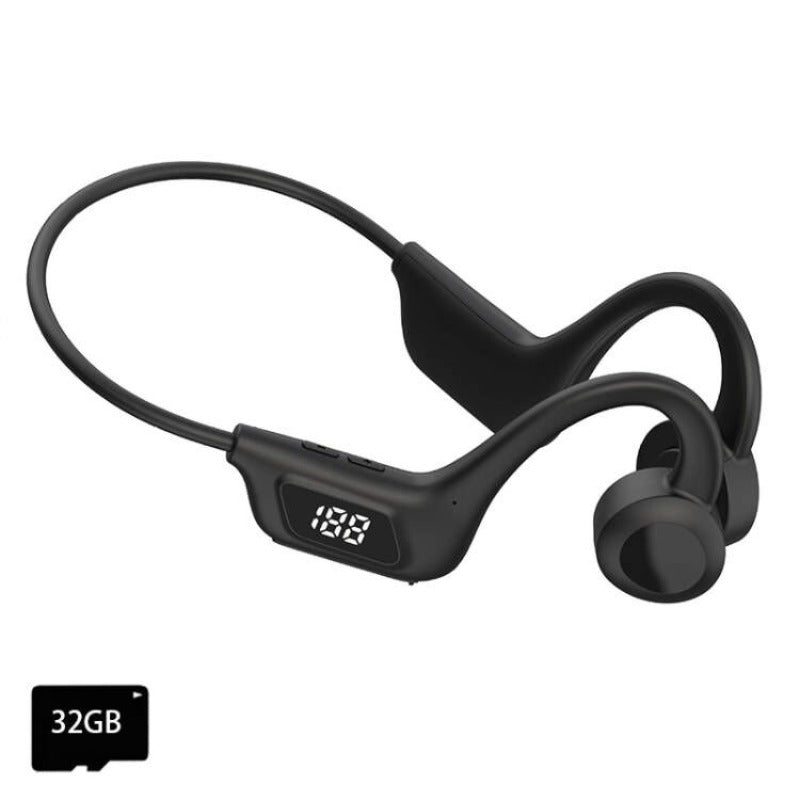 Wireless Ear Hook Stereo Earphone with MP3 Player