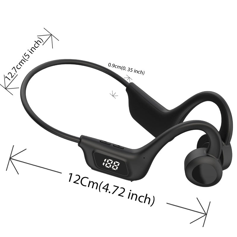 Wireless Ear Hook Stereo Earphone with MP3 Player