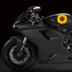 Sunflower Vinyl Waterproof Sticker Decal Car Laptop Wall Window Bumper