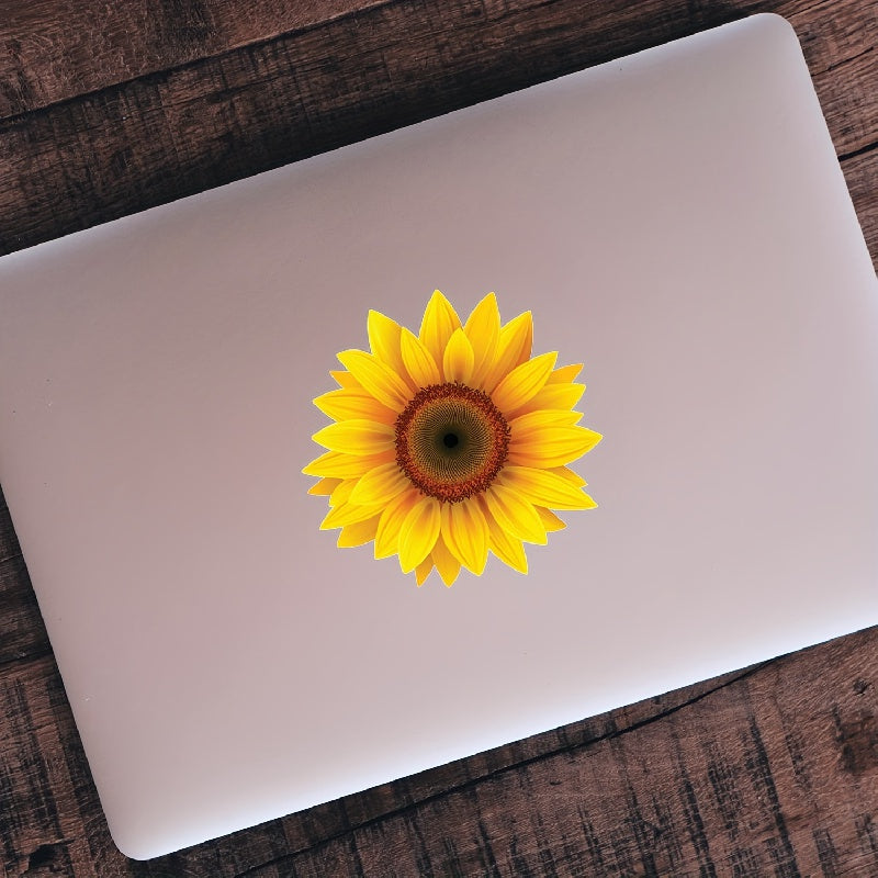 Sunflower Vinyl Waterproof Sticker Decal Car Laptop Wall Window Bumper