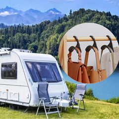 360 Degree Rotatable Purse Hanger Multifunctional Wardrobe Hook