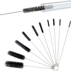 10pcs Tube Cleaning Brushes Wire Bottle Brush For Lab Tube Auto Parts