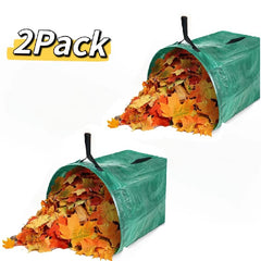 2pcs Reusable Garden Bags Heavy Duty Large Capacity Carry Garden Leaf Bag