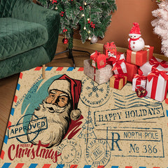 Machine Washable Non Slip Christmas Doormat Indoor Outdoor Entrance Mat