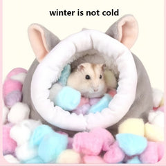 50pcs Random Pet Hamster Warm Balls Small Animal Nest for Autumn and Winter