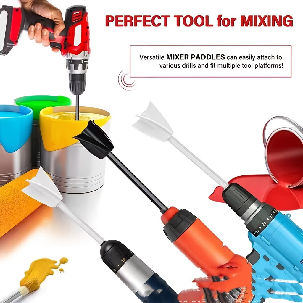 2pcs Epoxy Resin Mixer Paddle Attachment For Mixing Epoxy Resin