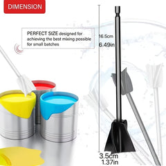 2pcs Epoxy Resin Mixer Paddle Attachment For Mixing Epoxy Resin