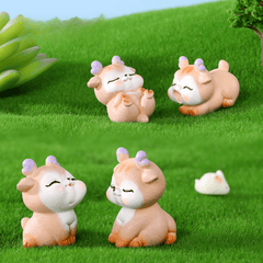 1pc Little Deer DIY Toy Micro Landscape Ornaments for Garden Home Doll House