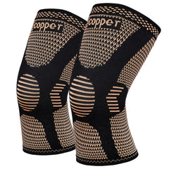 Knitted Elastic Nylon Knee Pads For Sports
