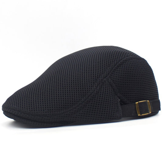 Summer Casual Breathable Beret Solid Sunscreen Peaked Hat