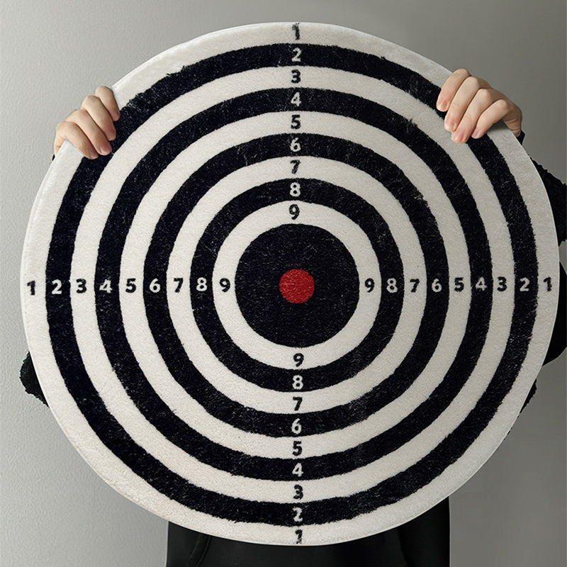 Dart Board Area Rugs Round Shaggy Floor Mat 60x60cm 100x100cm