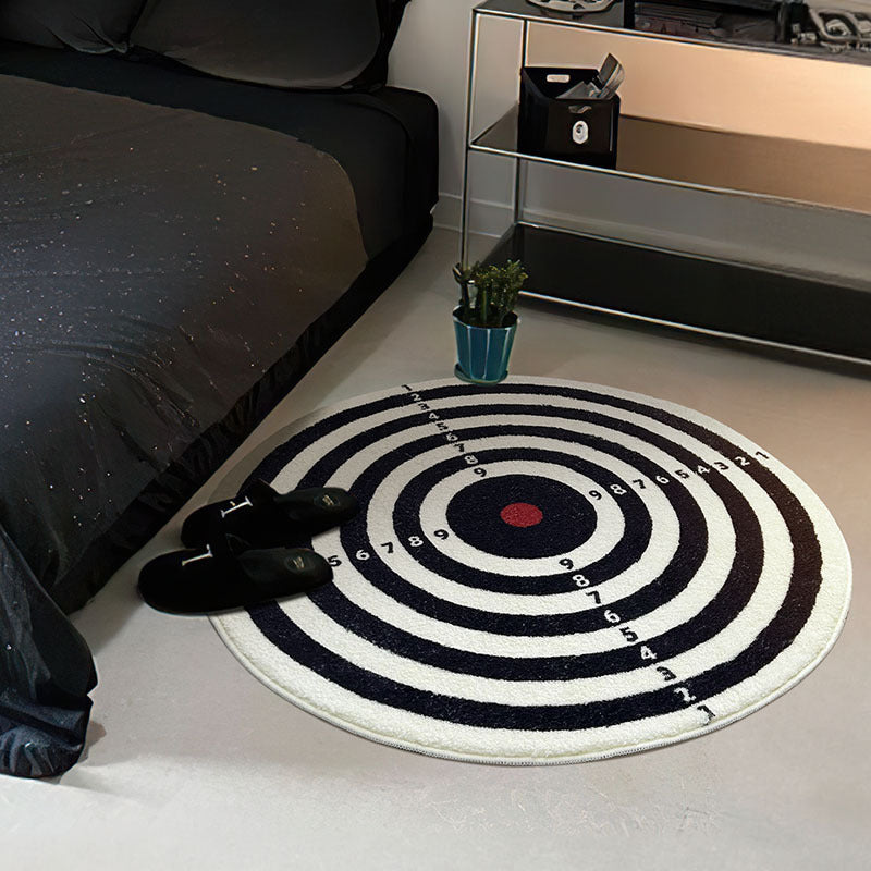 Dart Board Area Rugs Round Shaggy Floor Mat 60x60cm 100x100cm