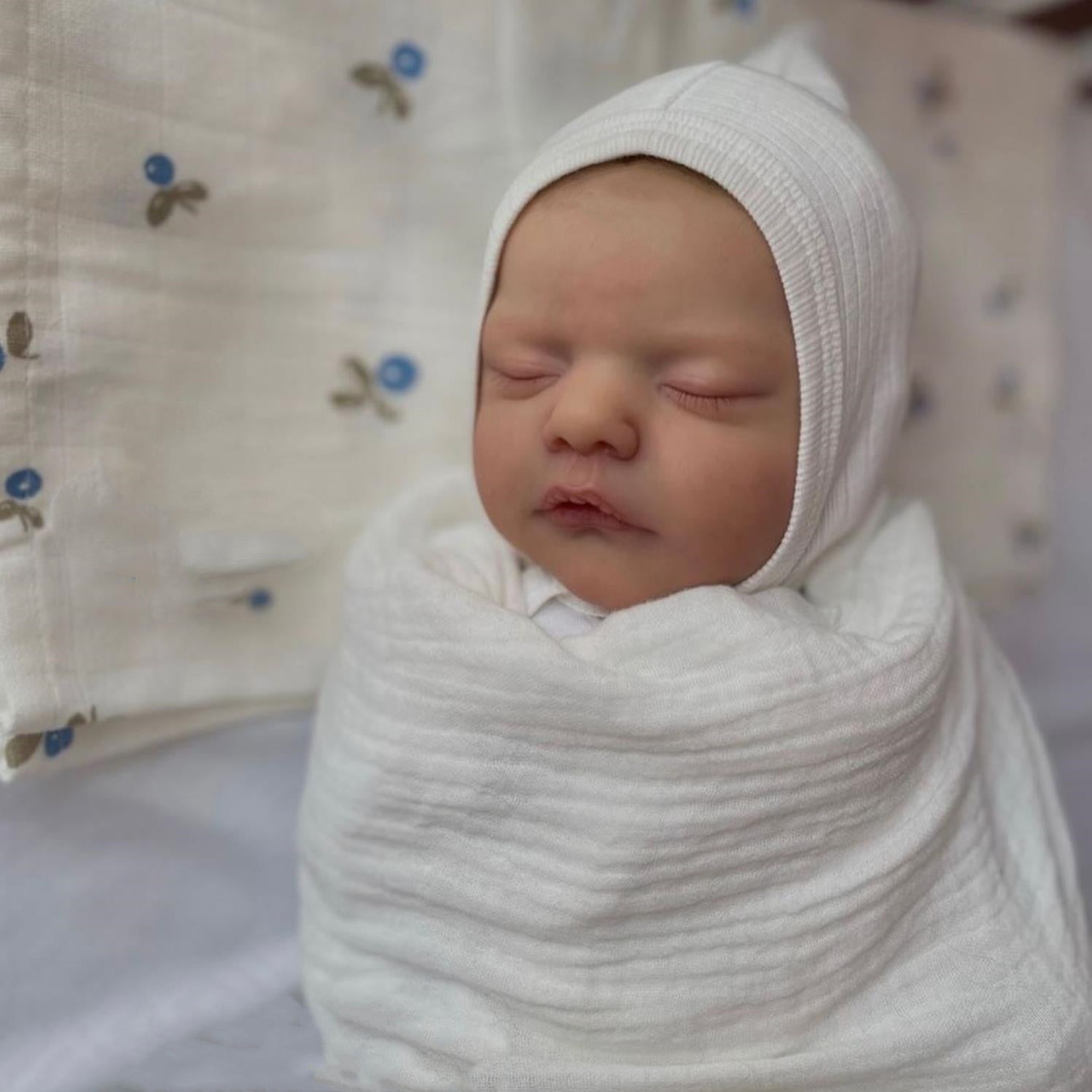 Silicone Asleep Reborn Baby Doll 19inch Newborn Alive Girl Birthday Toy