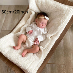 20in Soft Silicone Asleep Laura Reborn Baby Doll 3D Skin Visible Veins Alive Toy