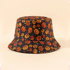 Halloween Skull Fisherman Hat Lightweight Sunscreen Hat