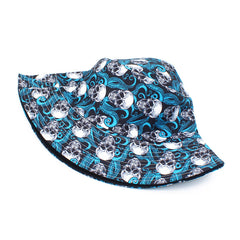 Halloween Skull Fisherman Hat Lightweight Sunscreen Hat