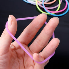 2 Pcs Luminous Waterproof Silicone Wrist Band Rubber Sport Wristband