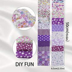 40pcs Solid Fabric Patchwork Roll Quilting Roll Fabric Strips 6 48 Cm