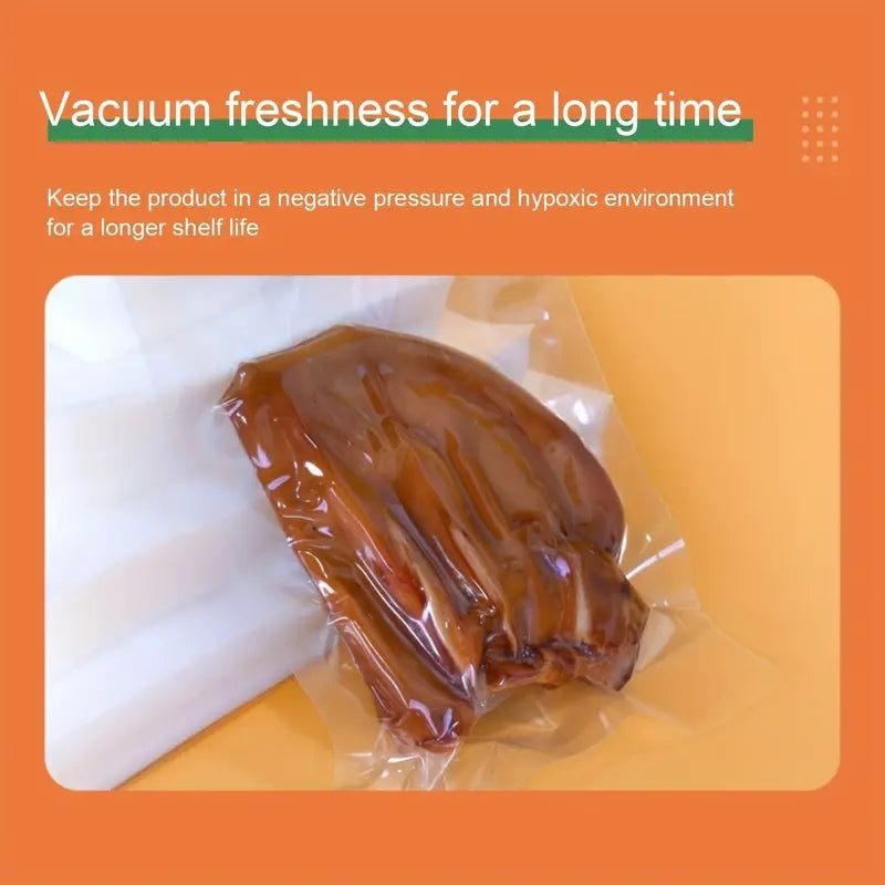 50pcs Vacuum Food Bags Airtight Packaging Bag for Sausages Steaks Seafood