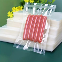 50pcs Vacuum Food Bags Airtight Packaging Bag for Sausages Steaks Seafood