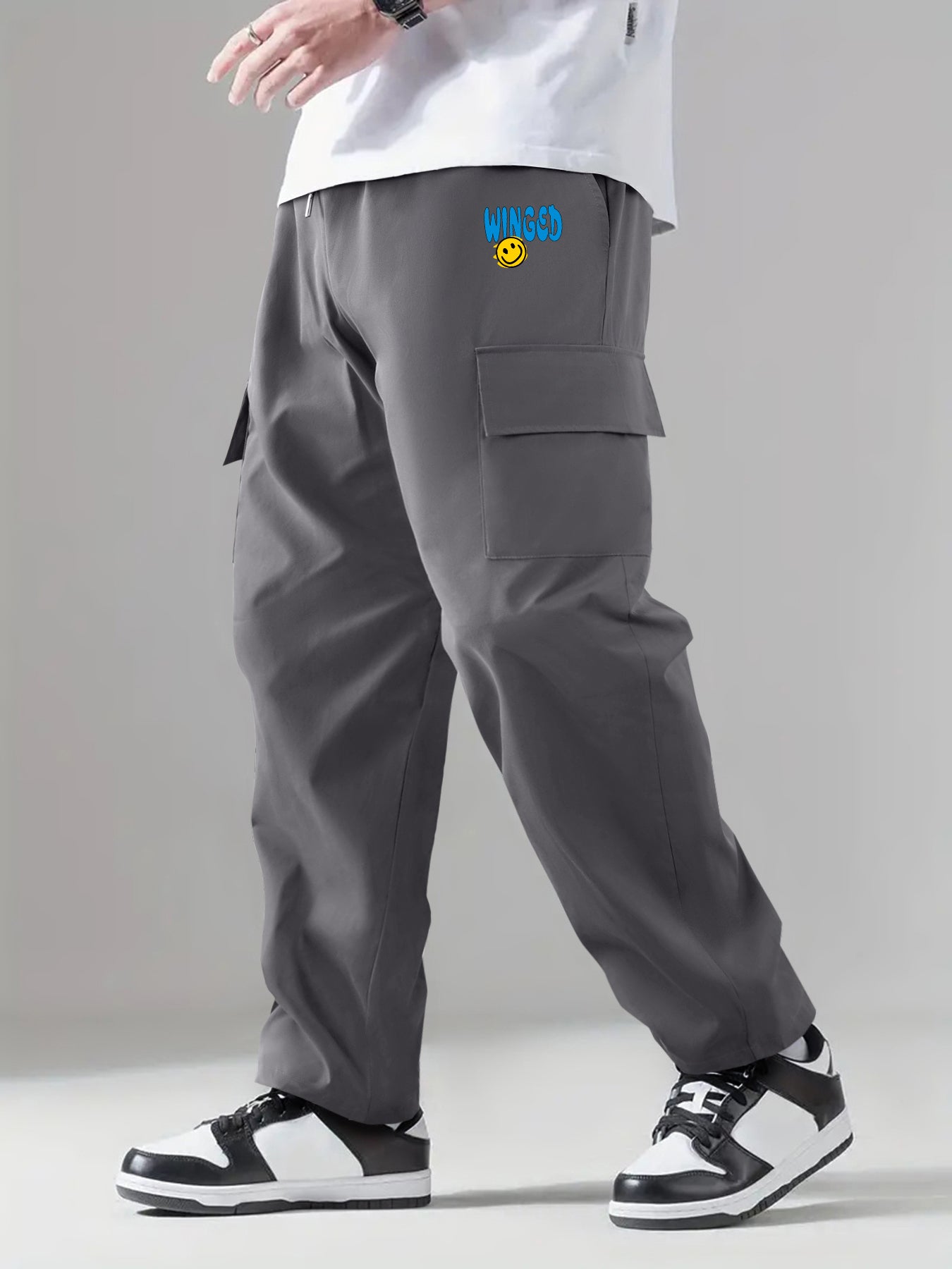 Cargo Pants Men's Flap Pocket Trousers Outdoor Streetwear