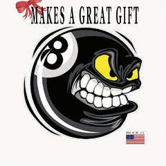 8 Ball Style Billiards Vinyl Waterproof Sticker Decal