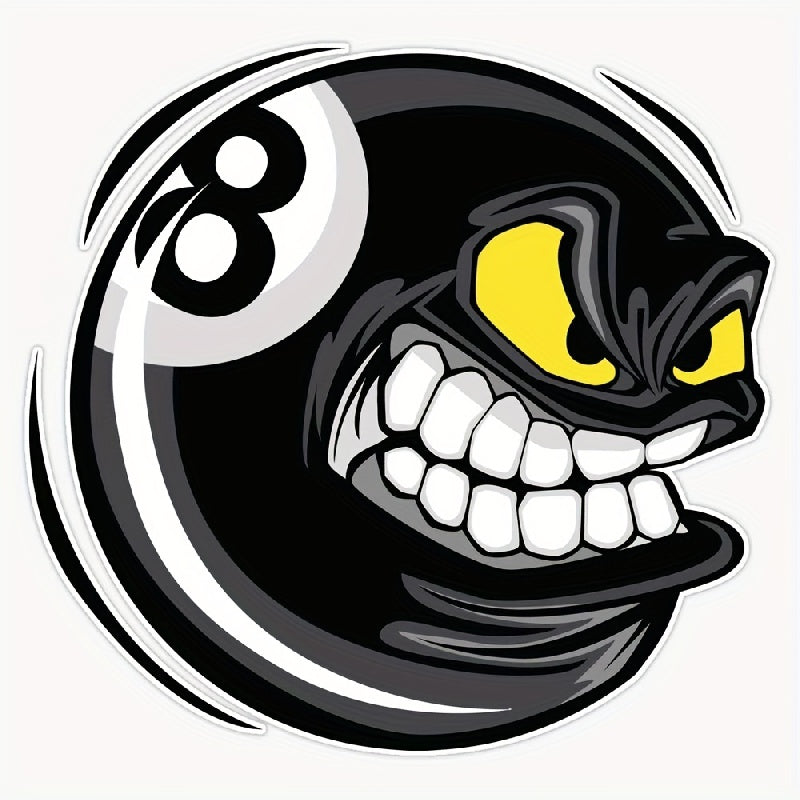 8 Ball Style Billiards Vinyl Waterproof Sticker Decal