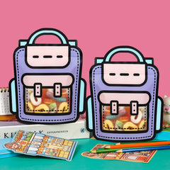 10pcs School Bags Shaped Candy Bag for Party Decors