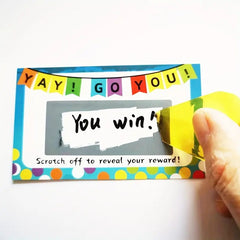 100 Punch Cards For Classroom + 20 DIY Scratch Cards Rewards