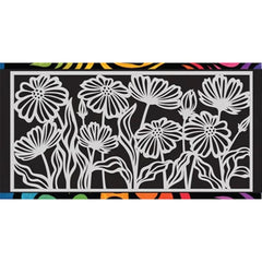 Flowers Reusable Plastic Templates DIY Scrapbooking Embossing Stencils