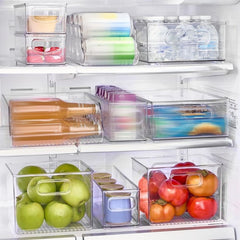 Plastic Refrigerator Freezer Storage Box Water Bottle Drink Holder Kitchen