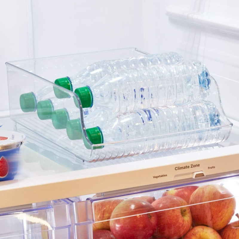 Plastic Refrigerator Freezer Storage Box Water Bottle Drink Holder Kitchen