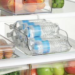 Plastic Refrigerator Freezer Storage Box Water Bottle Drink Holder Kitchen