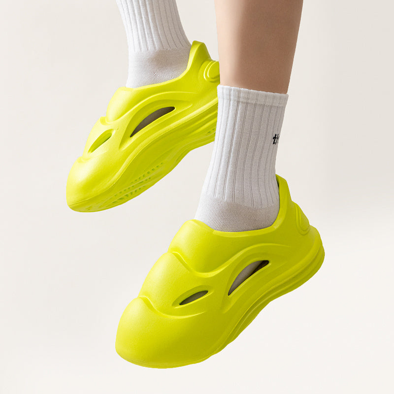 Women's Quick Drying Chunky Sport Slippers Non-Slip Outdoor Thick Bottom Slipper