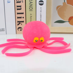 Water Play Decompression Toy Octopus Pinch Music Ocean Animal Children Bath Toy