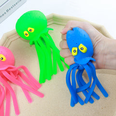 Water Play Decompression Toy Octopus Pinch Music Ocean Animal Children Bath Toy